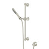 Single-Function Handshower Set with Metal Campo Wheel in Polished Nickel