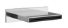 WATER SHEET cascade bath spout for wall mounting, 1/2", In Platinum Matt