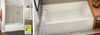 60in x 30in x 14in Rectangular Acrylic Alcove Soaking Bathtub with Right Hand Drain, Integrated Tiling Flange and Skirt, in White 60in x 30in x 14in Rectangular Acrylic Alcove Soaking Bathtub with Right Hand Drain, Integrated Tiling Flange and Skirt, in White