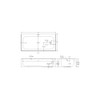 ALOHA - RETAIL Standard Outlet Slip-Resistant Bottom Bath with Left Hand Drain, in White
