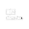 HONOLULU Standard Outlet Slip-Resistant Bottom Bath with Right Hand Drain, in White