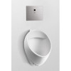 1/8 GPF Wall Mounted Urinal with SanaGloss and 3/4" Back Spud Inlet in Cotton
