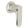 Trim for Volume Control and Diverter with Metal Lever in Polished Nickel