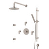 Rohl LVKIT370L-STN Meda Wall-Mounted Shower System