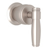 Trim for Volume Controls with Metal Lever and Diverters in Satin Nickel