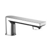 TEL1A1-D10EM#CP Micro Sensor and Single Hole Electronic Bathroom Faucet with 10s Controller and Mixing Valve in Polished Chrome, 1.0 GPM