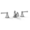 Widespread Lavatory Faucet with Lever Handles in Polished Nickel