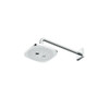 1.75 GPM Square Dual Function Showerhead in Polished Chrome