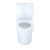 1.28 and 0.8 GPF Two-Piece Elongated Toilet with Dual Flush in Cotton