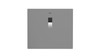 1.0 GPF Concealed Ultra High-Efficiency Toilet Flush Valve with Top Spud in Stainless Steel