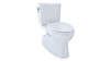 1.0 GPF Two-Piece Elongated Toilet with Single Flush in Cotton 1.0 GPF Two-Piece Elongated Toilet with Single Flush in Cotton