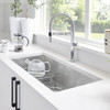 Blanco Quatrus 518172 20.5-In X 37.5-In Single-Basin Stainless Steel Undermount Residential Kitchen Sink in Satin