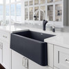 30-in Apron-Front Silgranit Kitchen Sink, in Anthracite