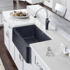 30-in Apron-Front Silgranit Kitchen Sink, in Anthracite