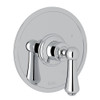 Rohl U.1710LS-APC Pressure Balance Trim with Metal Lever and without Diverter in Polished Chrome