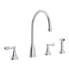 U.4736L-APC-2 Widespread Kitchen Faucet in Polished Chrome