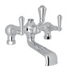 Exposed Tub/Shower Mixer Valve with Solid Metal Lever in Polished Chrome