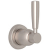 U.3064LS-STN/TO Trim for Volume Control and 4-Port Dedicated Diverter with Metal Lever in Satin Nickel