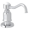 Traditional Deck Mount Soap Dispenser in Polished Chrome