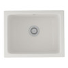 Fireclay Single Bowl Undermount Kitchen/Laundry Sink in Biscuit