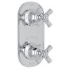 A4564XMAPC Trim for 1/2-in Thermostatic/Diverter Control Rough Valve with Cross Handle in Polished Chrome