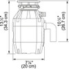 Disposer Continuous 1/2 Hp Shell