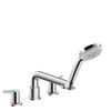 72414001 Talis S 4-Hole Roman Tub Set Trim with 1.8 GPM Handshower, In Chrome