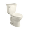 Round Front Two-Piece 1.6 GPF Toilet with 12-in Rough-In