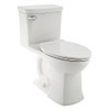 Right Height Elongated One-Piece Toilet with Seat, in White