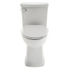 Right Height Elongated One-Piece Toilet with Seat, in White