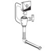 1.6 GPF Concealed Toilet Flush Valve for Wall-Hung Back Spud Bowls