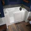 2848.119.WLW 28-in. x 48-in. Walk-In Whirlpool Massage Bathtub with Left-Hand Drain and Tub Faucet in White
