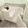 3052OD.109.ARL-PC 30-in. x 52-in. Outward Opening Door Walk-In Air Spa Bathtub with Right Door/Drain and Tub Faucet in Linen