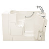 30-in. x 52-in. Outward Opening Door Walk-In Air Spa Bathtub with Right Door/Drain and Tub Faucet in Linen