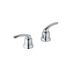 Lever Handles (2 Pack) in Chrome