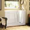 3060.509.CRW 30-in. x 60-in. Walk-In Air Spa and Whirlpool Massage Bathtub with Right-Hand Drain and Tub Faucet in White