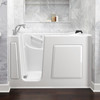 30-in. x 60-in. Walk-In Air Spa and Whirlpool Massage Bathtub with Left-Hand Drain and Tub Faucet in White