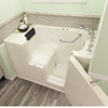 3252OD.109.ARL-PC 32-in. x 52-in. Outward Opening Door Walk-In Air Spa Bathtub with Right Door/Drain and Tub Faucet in Linen