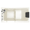 32-in. x 60-in. Walk-In Air Spa and Whirlpool Massage Bathtub with Left-Hand Drain and Tub Faucet in Linen