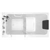 32-in. x 60-in. Walk-In Air Spa and Whirlpool Massage Bathtub with Left-Hand Drain and Tub Faucet in White