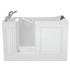 32-in. x 60-in. Walk-In Air Spa and Whirlpool Massage Bathtub with Left-Hand Drain and Tub Faucet in White