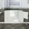 32-in. x 52-in. Outward Opening Door Walk-In Soaking Bathtub with Tub Faucet in White