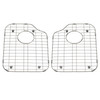 17" x 12" 2-Pack Bottom Grid Sink Rack  in Stainless Steel