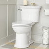 2-Piece Right Height Elongated Toilet in White