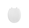Round Closed-Front Toilet Seat with Soft Close, Grip Tight, and Quick Release in White