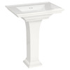 8" Centers Pedestal Sink in White