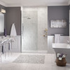 60 x 36 Right Drain Solid Surface Shower Base in Soft White