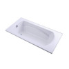 72-in L x 36-in W Oval In Rectangle Tub