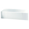 71141116-LNR-0 60-in L x 30-in W Rectangular Skirted Bathtub with Left-Hand Drain in White