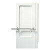 40-5/8-in x 65-1/4-in Shower Back Wall in White